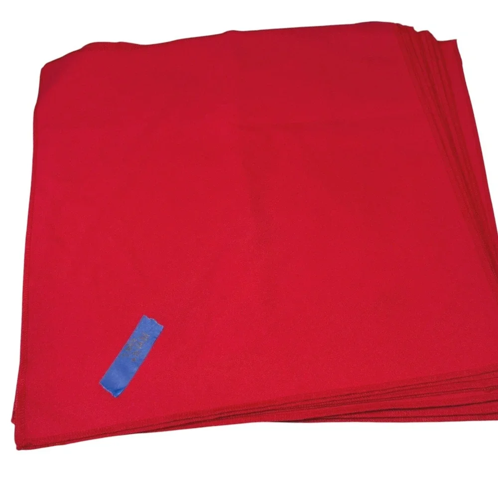 19x19 Red Cloth Napkins Set of 10 Square Table Linens Holiday Dining Hosting